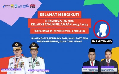 Selamat Menempuh Ujian Sekolah Kelas XII Tahun Pelajaran 2023/2024 SMA Negeri 15 Tanjung Jabung Barat